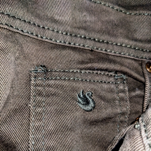 Gloria Vanderbilt Jeans Size 18 average olive army green manufactured 2010 - Picture 2 of 4